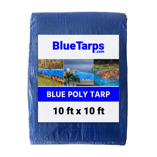 10' x 10' All-Purpose Blue Tarps (24 Pack)