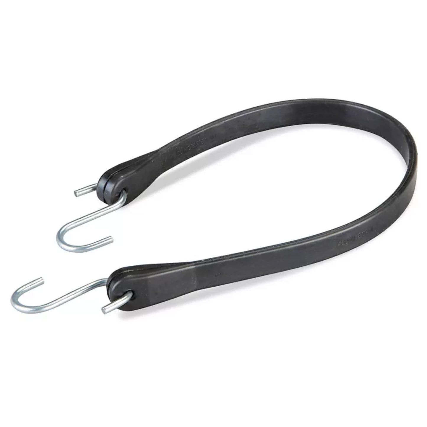 15" Black Rubber Tarp Straps