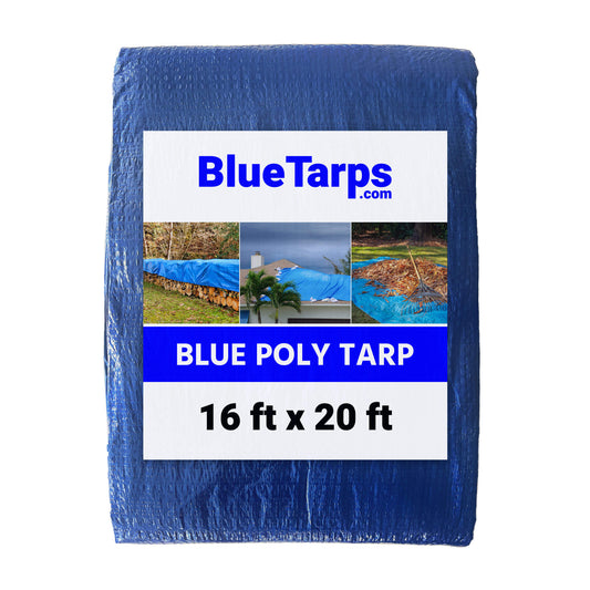 16' x 20' All-Purpose Blue Tarps (7 Pack)