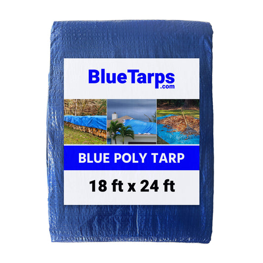 18' x 24' All-Purpose Blue Tarps (5 Pack)