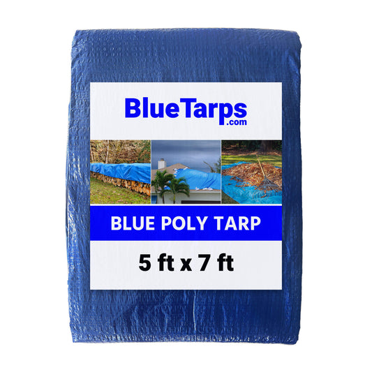 5' x 7' All-Purpose Blue Tarp