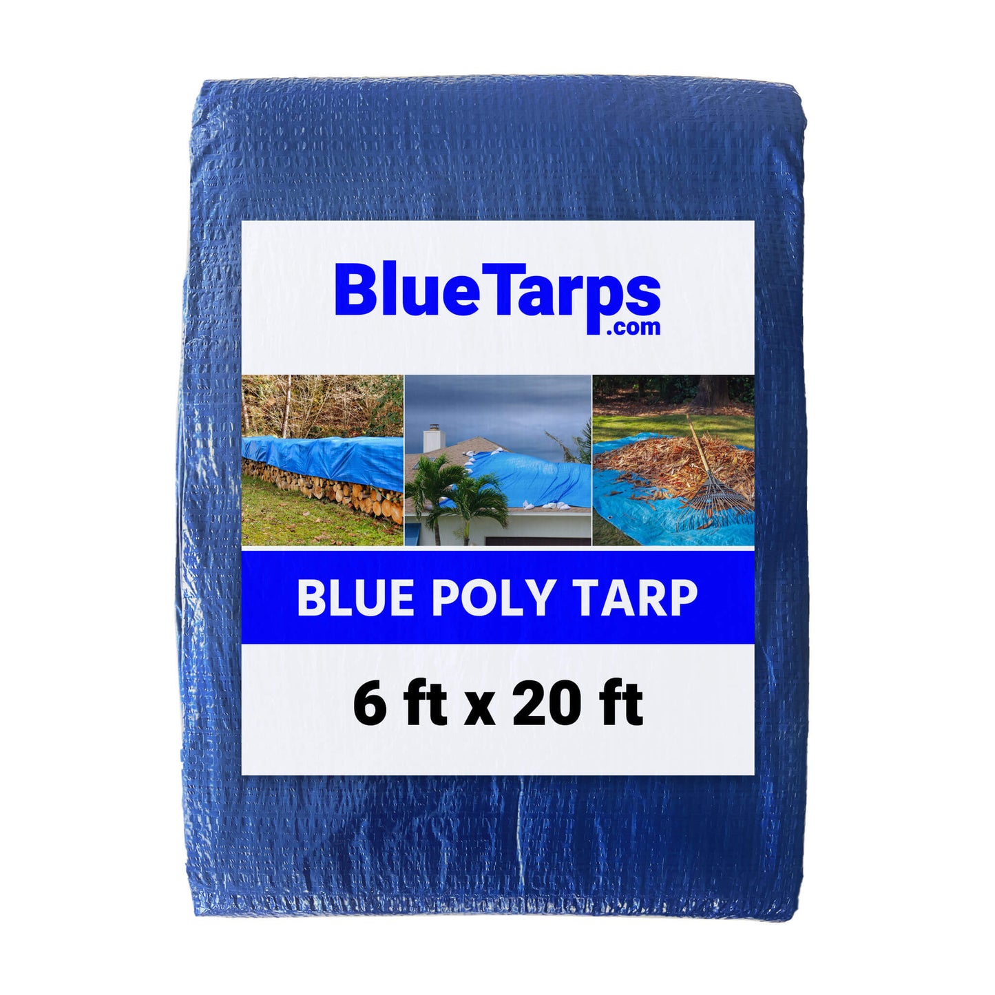 6' x 20' All-Purpose Blue Tarp