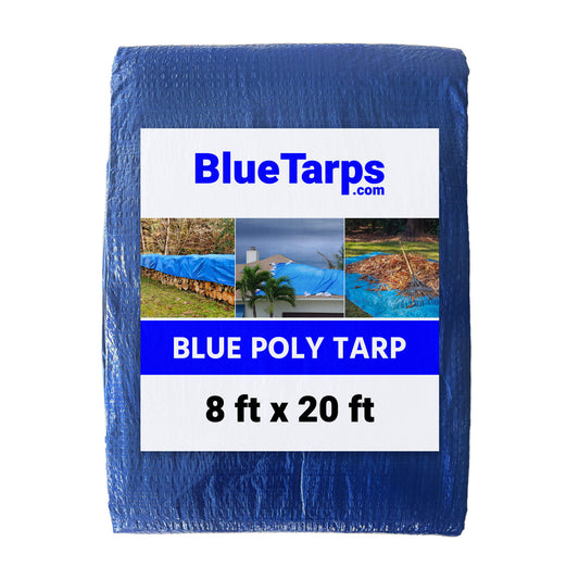 8' x 20' All-Purpose Blue Tarp