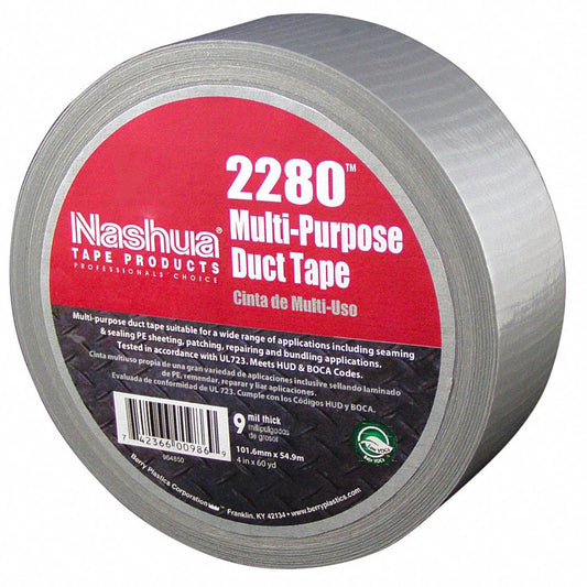 2 in. x 60 yds. Multi-Purpose Silver Duct Tape (Case Pricing)