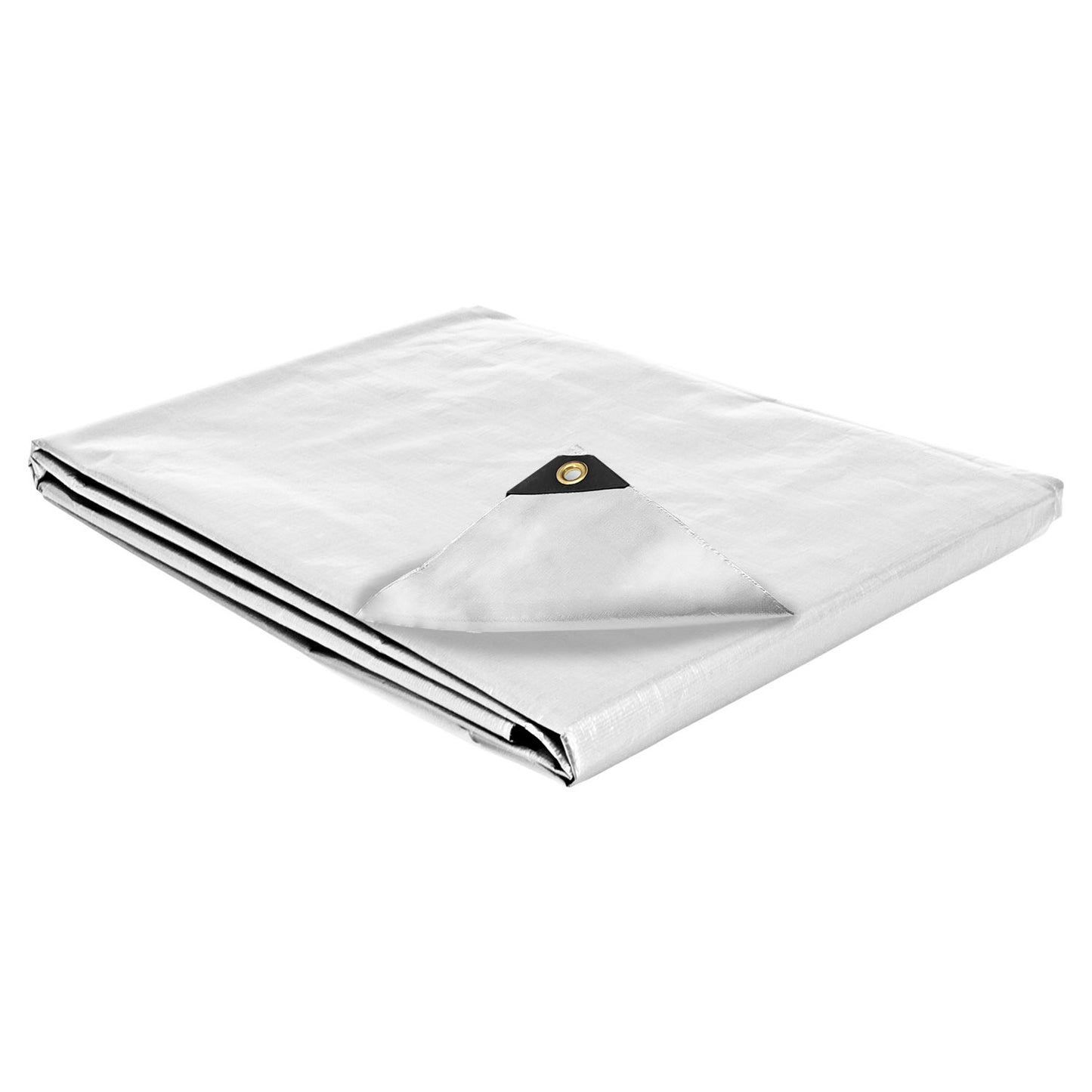 7' x 10' Heavy Duty White Tarp