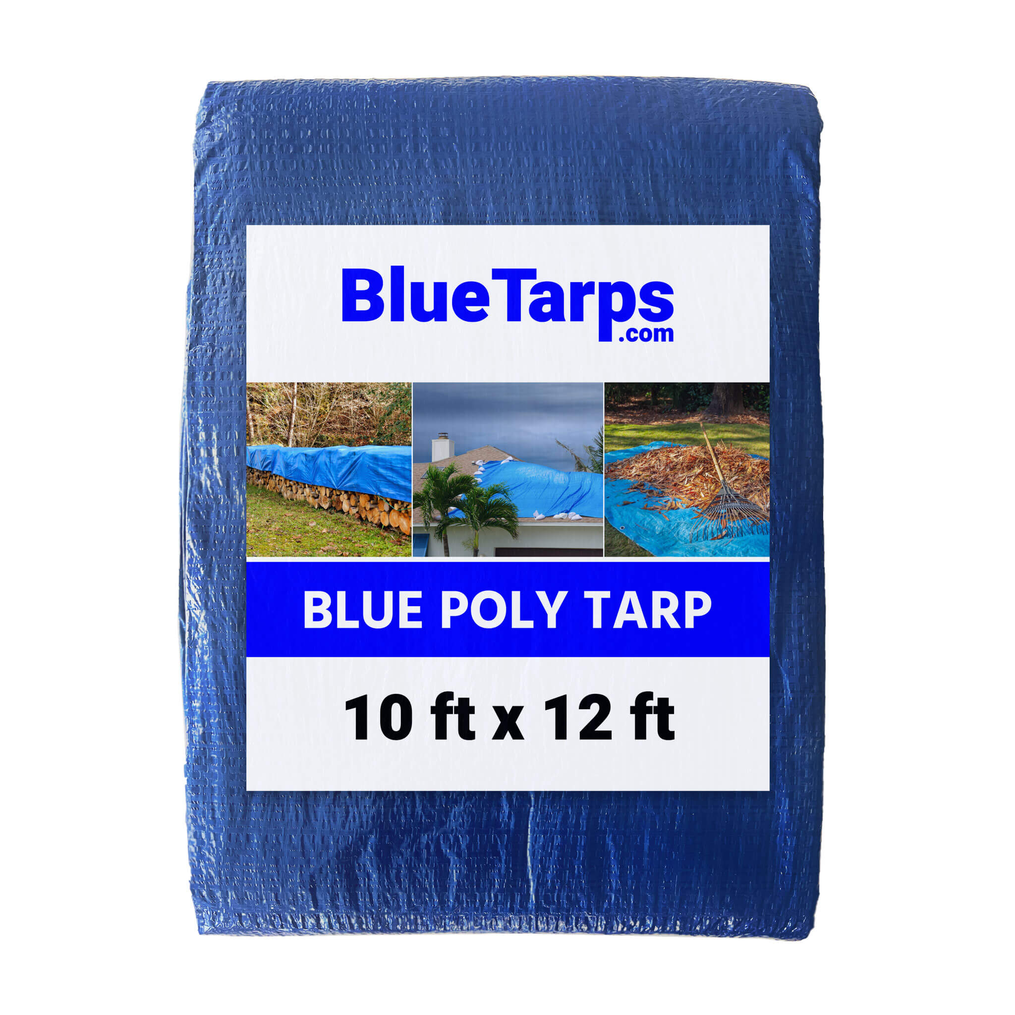 10 ft. x 12 ft. All-Purpose Waterproof Blue Tarp – BlueTarps.com