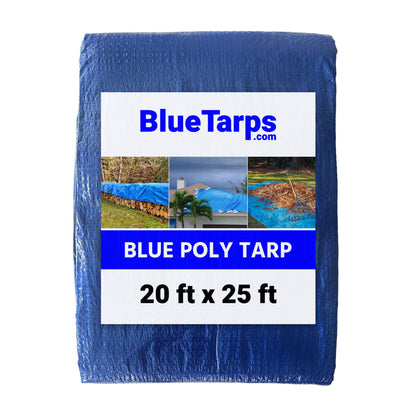 20' x 25' All-Purpose Blue Tarps (5 Pack)