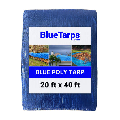 20' x 40' All-Purpose Blue Tarp