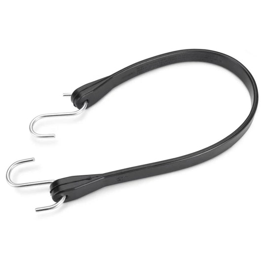 21" Black Rubber Tarp Straps (10 Pack)