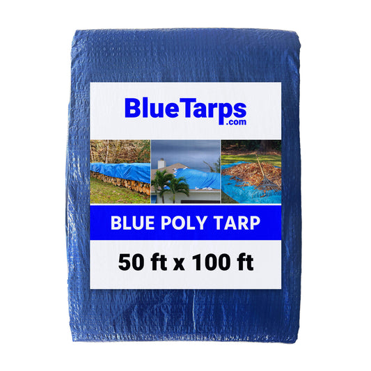 50' x 100' All-Purpose Blue Tarp