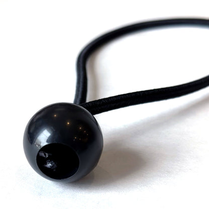 8" Black Ball Bungee Cords - 100 Pack
